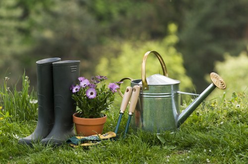 Longlands garden clearance team preparing a property for landscaping